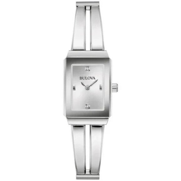 Bulova Accessories - Bulova Women's Quadra Quartz Silver Watch 18MM